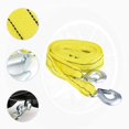 thumbnail image 3 of 4 Meter Load 5 Ton Car Trailer Towing Rope Strap Tow Cable with Hooks Emergency Vehicle Tool, 3 of 4