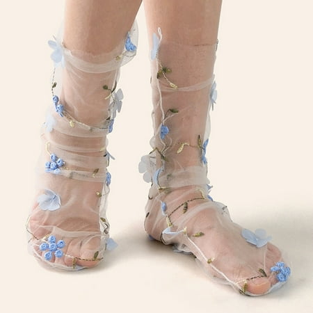 Limei Fashionable Lace Socks Elegant for Girl Anti-shrink
