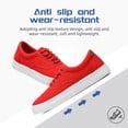 thumbnail image 2 of Adult Platform Canvas Shoes Fashion Men’s Sneakers Classic Non-Slip Low Top Shoes Comfortable Casual Sneakers, 2 of 4