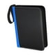 thumbnail image 5 of Carpeta de béisbol para tarjetas deportivas, colección de tarjetas, con cremallera, impermeable, premium azul oscuro, 5 of 9