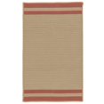 thumbnail image 1 of Colonial Mills Rug DE35R084X108S Denali End Stripe Braided Area Rug  Brick Red - 7 x 9 ft., 1 of 1