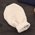 thumbnail image 5 of Floleo Natural Fiber Exfoliating Bath Glove for Deep Cleansing, Rejuvenating Skin, Removes Dead Cells & Blackheads, Soft & Durable Washcloth Mitt (2 Pack), 5 of 6