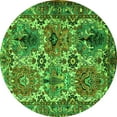 thumbnail image 1 of Ahgly Company Indoor Round Persian Green Traditional Area Rugs, 6' Round, 1 of 1