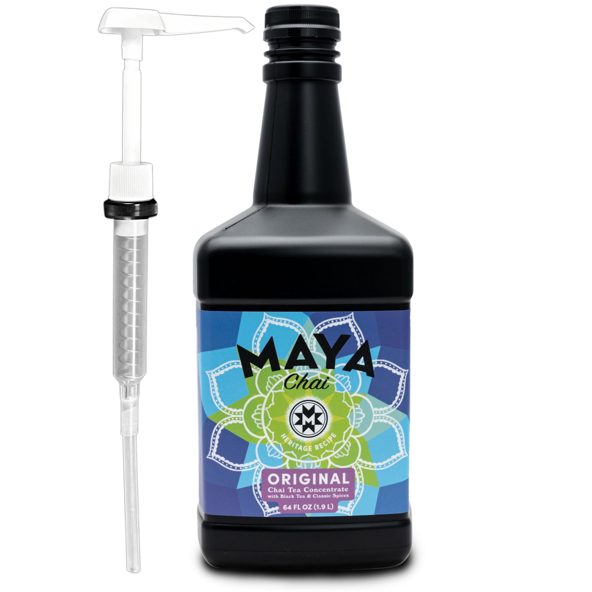 Maya Chai Tea Concentrate, Heritage Recipe, Original, 64 Ounce with