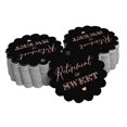 thumbnail image 1 of Inkdotpot Pack Of 50 Real Rose Gold Foil Paper Tags Retirement Is Sweet Text Favor Hang Tags, 1 of 6