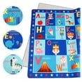 thumbnail image 5 of TWINNIS Kids Playmat Rugs ABC Educational Learning Area Rugs Carpet for Kids Playroom Classroom,5'x7',Blue, 5 of 8