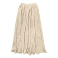 thumbnail image 2 of CNKOO Robe Longue Maxi en Coton et Lin Style Bohème pour Femmes avec Ceinture Élastique, 2 of 4