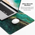 thumbnail image 3 of Extended Large Mouse Pad XXL Gaming Mousepad . x . Big Computer Keyboard Desk Pad Mouse Mat with Stitched Edges and Base for Office Gaming Marble, 3 of 7