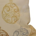 thumbnail image 6 of E by Design Holiday Wishes Painterly Bulbs Print Outdoor Pillow, 6 of 6