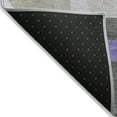 thumbnail image 5 of HomeRoots 617990 9 x 12 ft. Lavender, Gray & Silver Geometric Washable Indoor & Outdoor Rectangle Area Rug, 5 of 5
