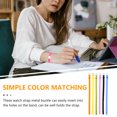 thumbnail image 2 of SHISUYAN DIY Silicone Bands with Assorted Color for Decor Super Lightweight and Durable 6pcs, 2 of 8
