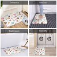 thumbnail image 6 of Front Door Mat Indoor Outdoor Outside Entrance - 16*24in Washable Cartoon Donut Ice Cream Candy Thin Bathroom Rugs Fit Under Door, Bath Rugs for Bathroom, Kitchen Rugs Mats for Floor, 6 of 6