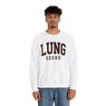 thumbnail image 4 of Lung Squad Respiratory Therapist Pulmonologist Sweatshirt, Gifts, Crewneck, 4 of 7