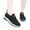 Black, variant on longantii Women's Orthopedic Slip On Walking Shoes Wide Width Breathable Knit Mesh Comfortable Lightweight Casual Sneakers for Ladies Outdoor Daily Wear Black