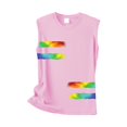 thumbnail image 4 of Tittly Vest for Women Tank Tops Tank Tops For Women Crew Neck Sleeveless Tie Dye Shirt Casual Summer Solid Color Vest Tops for Women Womens Tops Pink L, 4 of 4