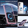 thumbnail image 2 of KOMI Compatible with Samsung Galaxy A16 5G Case with Screen Protector+Camera Lens Protector,Heavy Duty Full Body Phone Cover Built in Ring Holder Kickstand, 2025 White, 2 of 5