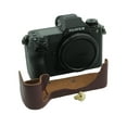 thumbnail image 2 of GadgetCom Half Case Compatible with Fujifilm GFX100S , Anti-Slip Genuine Leather Camera Shell Cover, 2 of 7
