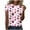 #2-Pink, variant on Womens Tshirts Under $10, Tops for Womens Dog Paw Print Short Sleeve Funny Round Neck T-Shirt Blouses