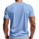 thumbnail image 4 of Camiseta de Manga Corta Hombres Color Sólido Cuello en V Top Suelto Amigable con la Piel, Blusa de Poliéster de Ejercicio Casual para Verano Primavera Diario Y Al Aire Libre, 4 of 9