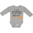thumbnail image 3 of Inktastic I Love My Granny to the Moon and Back Boys or Girls Long Sleeve Baby Bodysuit, 3 of 5