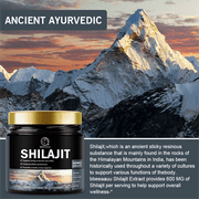 (2 عبوة) Beau 600mg Shilajit Supplement - راتنج Shilajit العضوي النقي في جبال الهيمالايا بأقصى قدر من الفعالية - دعم الطاقة ، المناعة - 120 جم (4.2 أونصة)