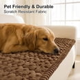 thumbnail image 3 of decorUhome Sofa Cover for Dogs, Non Slip Fuzzy Couch Cover, Washable Slipcover for Pets(Chocolate, 27.6" x 70.9"), 3 of 10