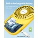 thumbnail image 3 of Ventilador de mano Aluan P10 Mini USB Recargable Amarillo, 3 of 7