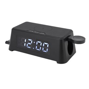 Chargeur sans fil, Réveil de port étanche Affichage de température du chargeur sans fil pour montre