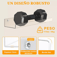 thumbnail image 4 of 4pcs Repisas Flotantes Modernas Blancas Para Organizar Xtellar blanco, 4 of 4