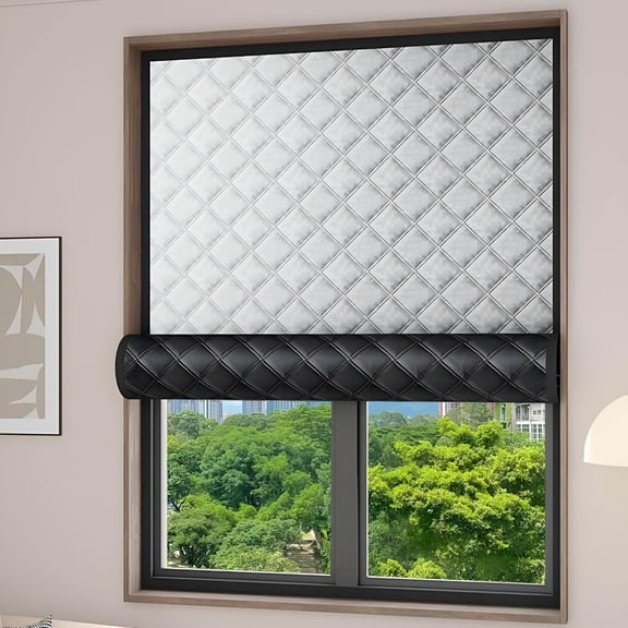 AUQ Soundproof Curtains Thermal Insulated for Noise Reduction and Energy Efficiency,Blackout Window Drapes,Winter Warm & Summer Cool Window Cover for Rv Living Room Bedroom,Darkening Shades,39*70In