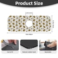 thumbnail image 2 of Bingfone Hohey Bee Golden2 Print Splash Guard for Sink Faucet,Super Absorbent Fast Drying Mat Sink-Splash Guard Behind Faucet Drip Catcher for Kitchen,Sink Mat,Dish Drying Mat, 2 of 8