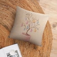 thumbnail image 6 of Linen Pillow Cover Happy Easter Pillowcases Easter Tree Eggs Decorative Pillowcases Gifts for Home Decor 18"x18" for Girls Friends Daughter Niece Women, 6 of 7