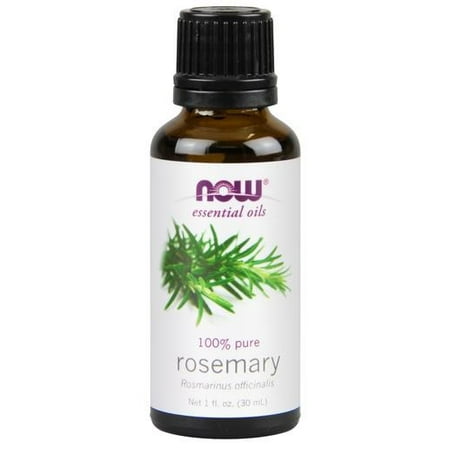NOW Essential Oil, Rosemary, 1 Fl Oz (Best Essential Oils For Hair Growth And Thickness)