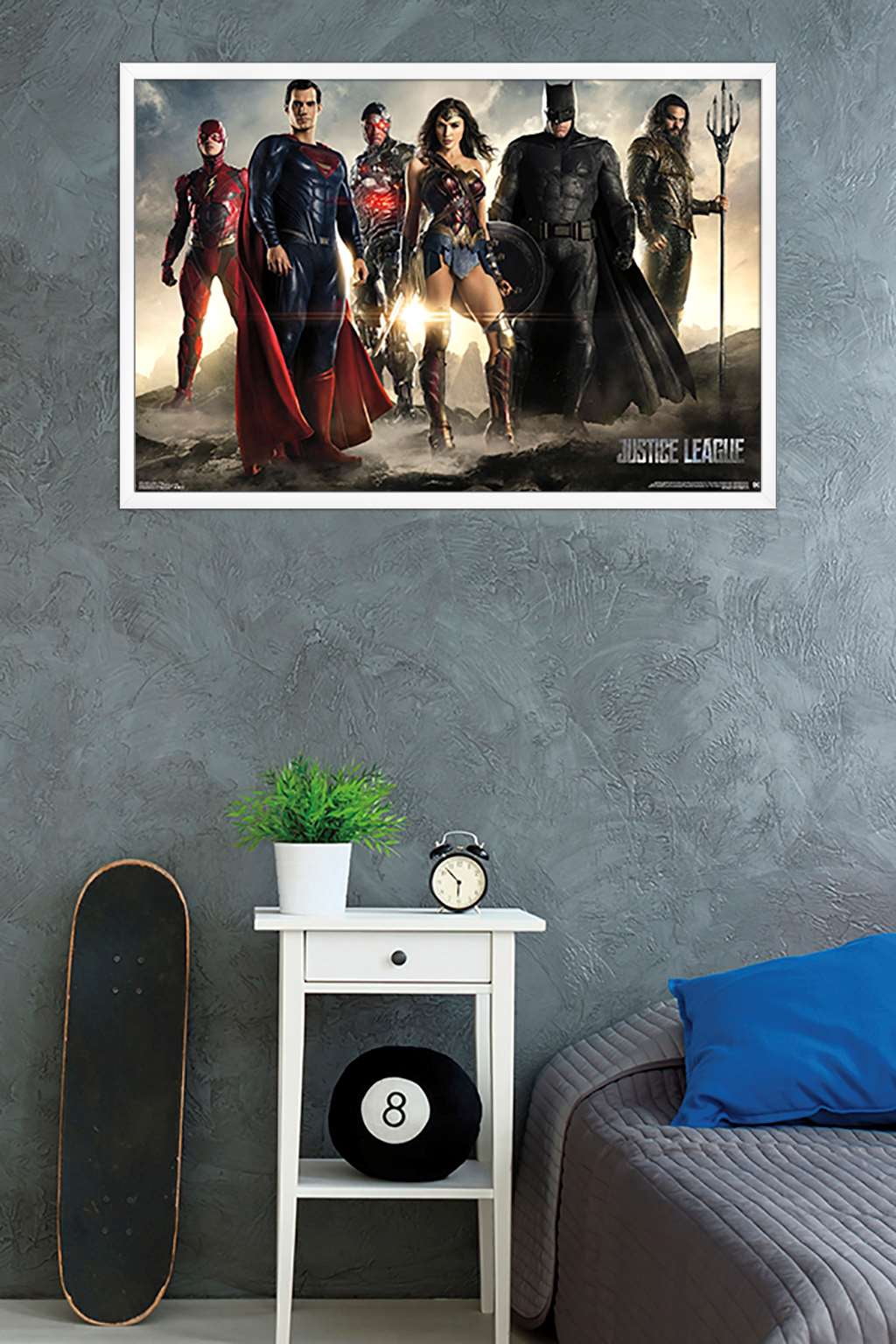 DC Comics Movie - Justice League - Group Wall Poster, 22.375" x 34", Framed