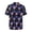 American Flag Heart Print, variant on Distressed American Flag Print Breathable Men's Short Sleeve Shirt, Button Button Front Men's Short Sleeve Button Up Shirt for Seaside Travel Beach