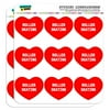 "I Love Heart - Sports Hobbies - Roller Skating - 2"" Scrapbooking Crafting Stickers"