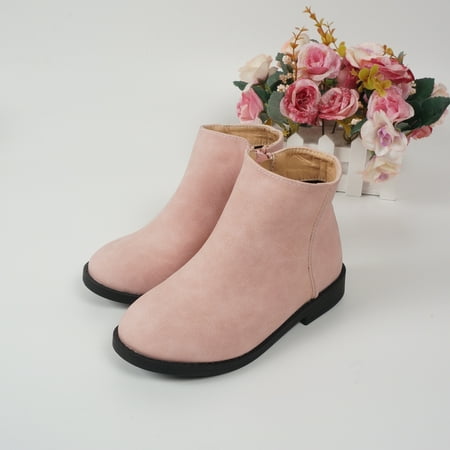 

Kids Girls Side Zip Booties Chelsea Boots