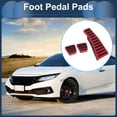 thumbnail image 2 of Unique Bargains 3 Pcs Pédales Manuelles pour Honda Civic 2006-2009 Alliage d'Aluminium Rouge, 2 of 6