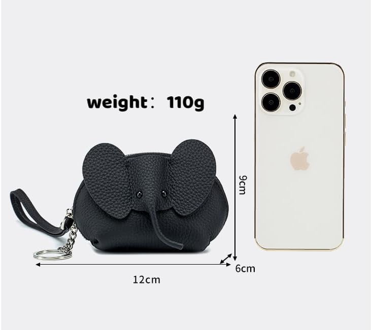2 Pack Coin Purse, PU Leather Zipper Coin Purse With Strap