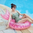 thumbnail image 4 of Respaldo Anillo Natación Inflable Círculo Natación Flotante para Adultos (Rosa 110), 4 of 7