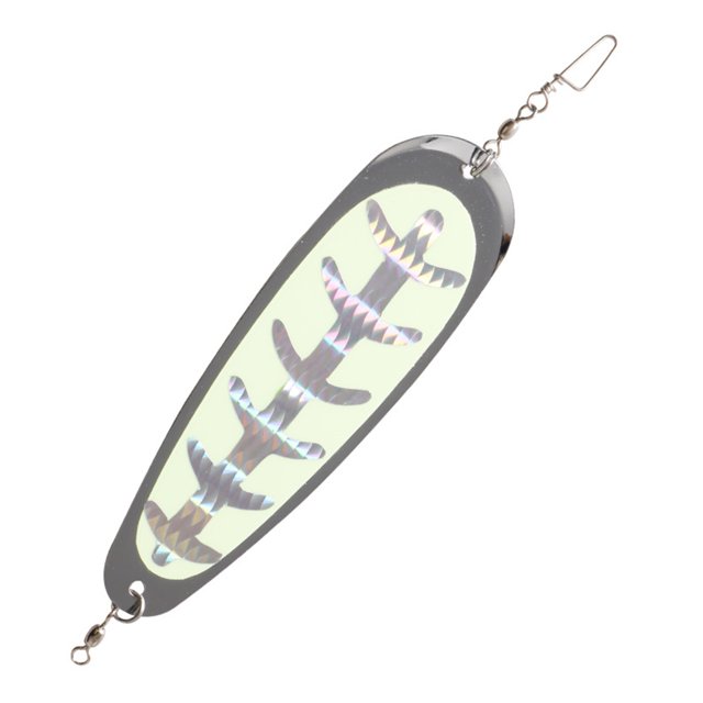 Metal Fishing Lure 31g/14cm Fishing Spinner Blade Spoon Bait Trolling Reflective Metal Spoon Lure Walleye Trout Spin Flasher Lure Fishing Rigs