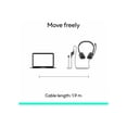 thumbnail image 3 of Logitech H390 USB-C Wired Closed-Back On-Ear Stereo Headset, Black, 3 of 7
