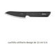 thumbnail image 2 of HUDSON VALLEY | Cuchillo Utilitario de Cocina 10.8 cm Acero Inoxidable, Hoja Filo Plano Ultra Afilado, Mango Ergonómico, Corte Preciso y Duradero, Cuchillo Profesional para Chef, Color Negro, 2 of 4