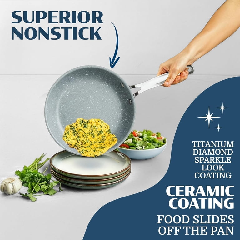 GraniteStone Ceraluxe 20-Piece Cookware & Bakeware Set photo 8