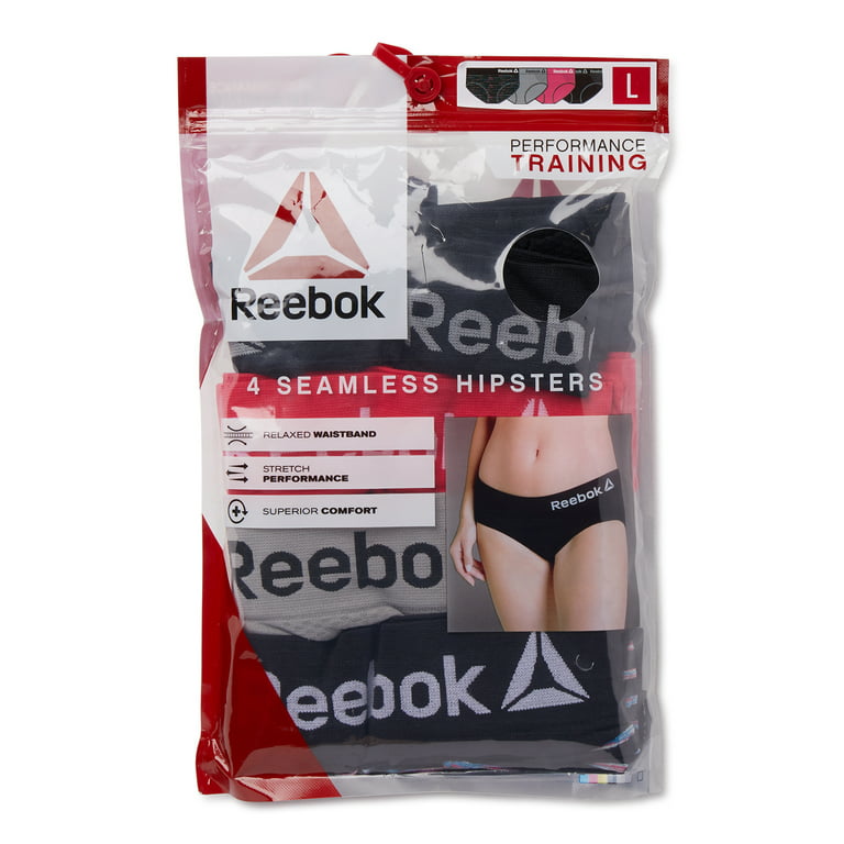 Reebok Women's Underwear - Stretch Performance Hipster Briefs (4 Pack)