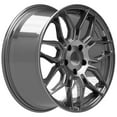 thumbnail image 3 of 20x9 Wheel Fits GM Trucks & SUVs - Chevy Tahoe Style Black Chrome Rim, Hollander 5652, 3 of 3