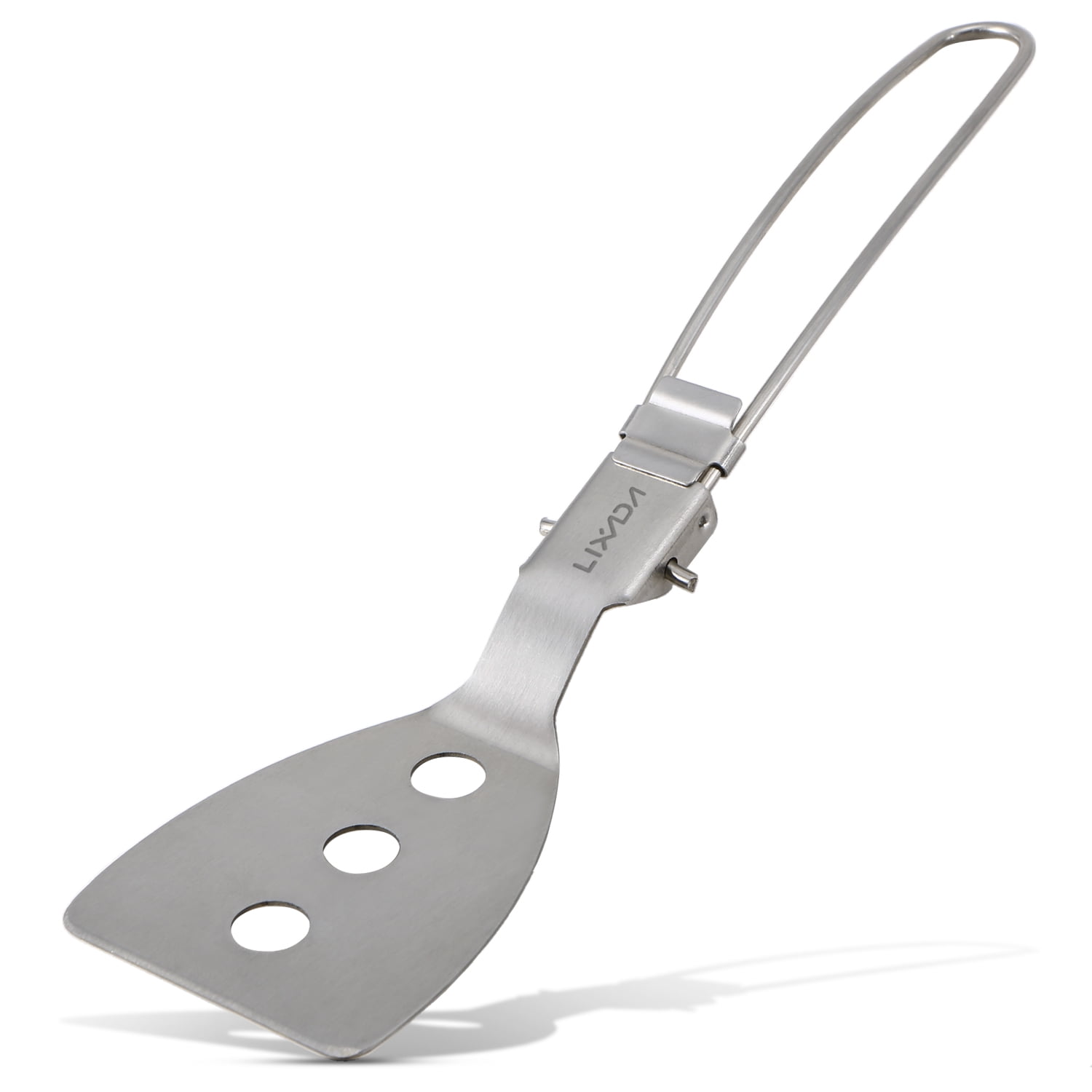 Portable Folding Stainless Steel Shovel Spatula With Harrow Camping 