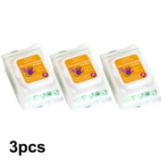 3 Pack Organic LEMON Hand & Body Wipes with With ORGANIC ALOE VERA EXTRACT, ALCOHOL, PARABEN FREE…