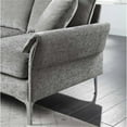 thumbnail image 5 of Furniture of America Jarnn Contemporary Chenille L-Shaped Sectional in Gray, 5 of 7