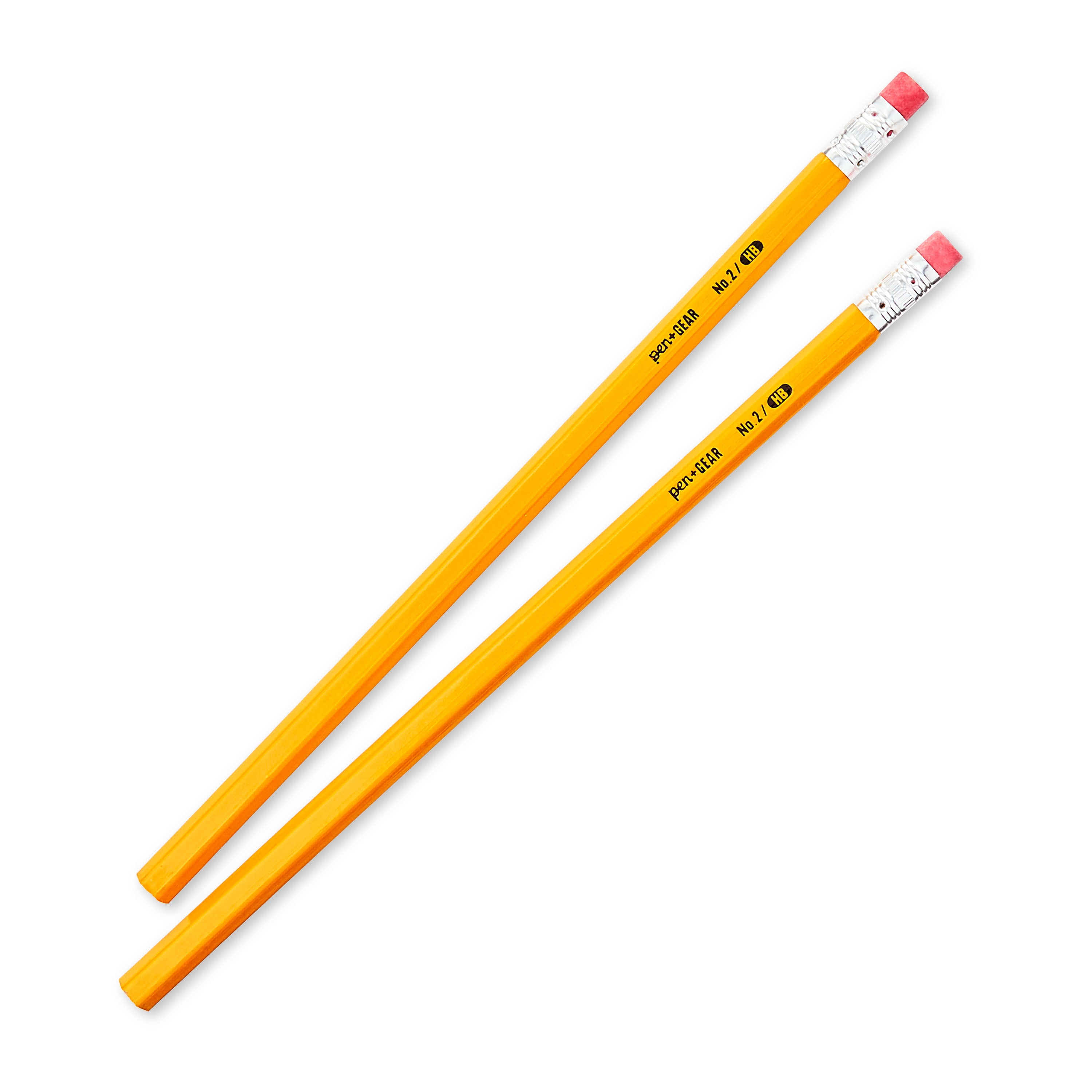 Pen+Gear #2 HB Yellow Wood Pencils, Pre-Sharpened, Yellow, Bulk 150 Count